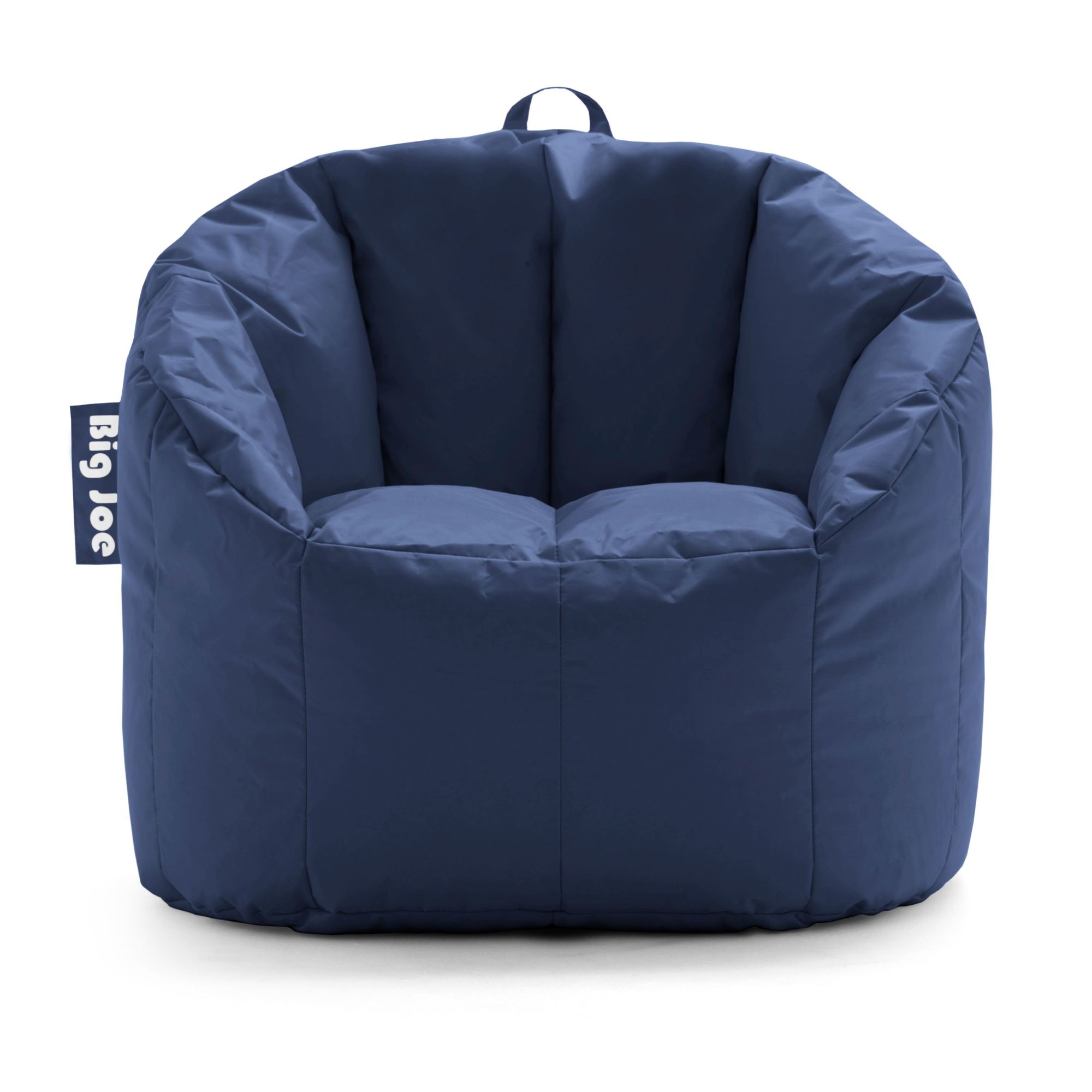 Big Joe Milano Bean Bag Chair, Navy Smartmax, Durable Polyester Nylon Blend, 2.5 feet - image 1 of 8