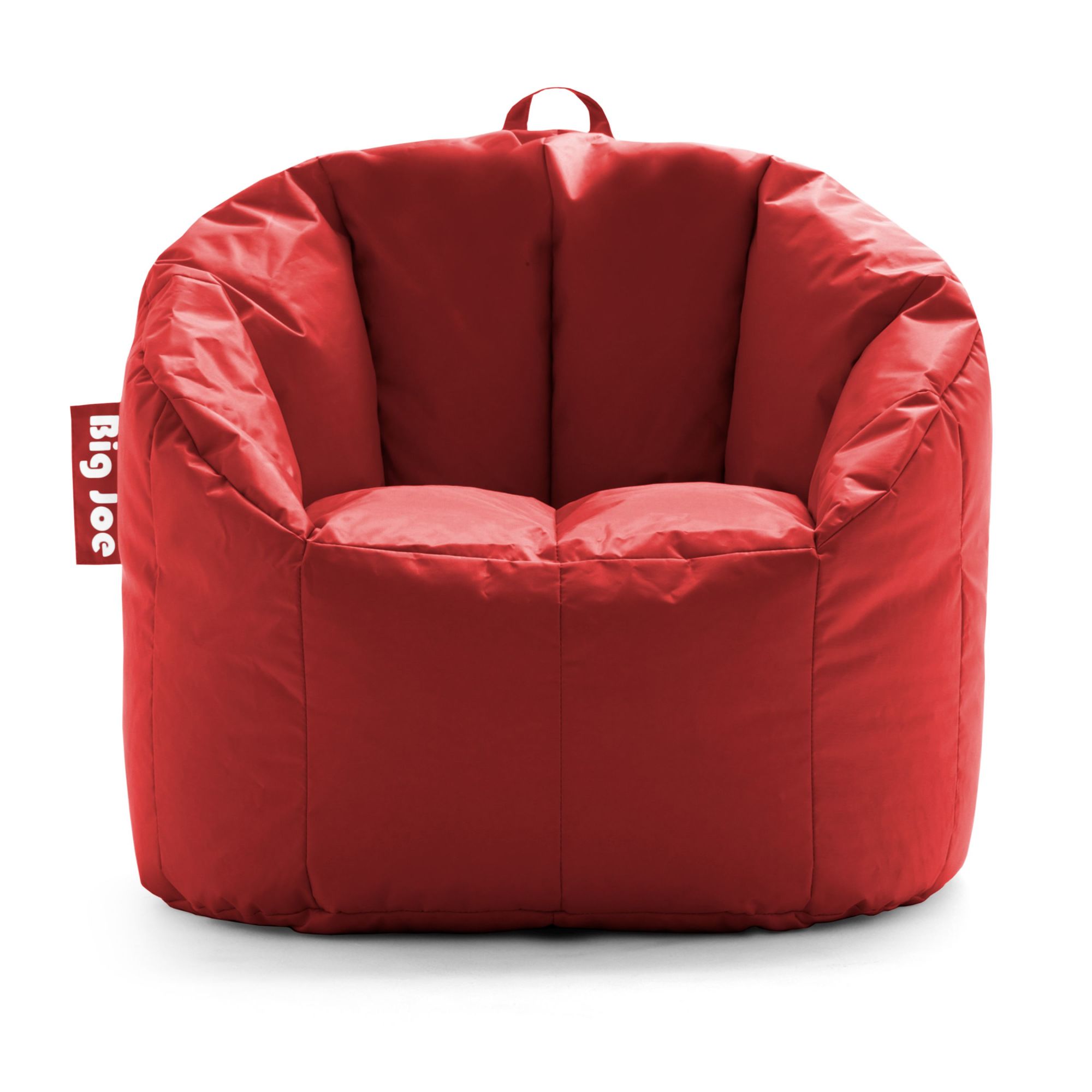Big Joe Milano Bean Bag Chair, Red Smartmax, Durable Polyester Nylon Blend, 2.5 feet - image 1 of 8