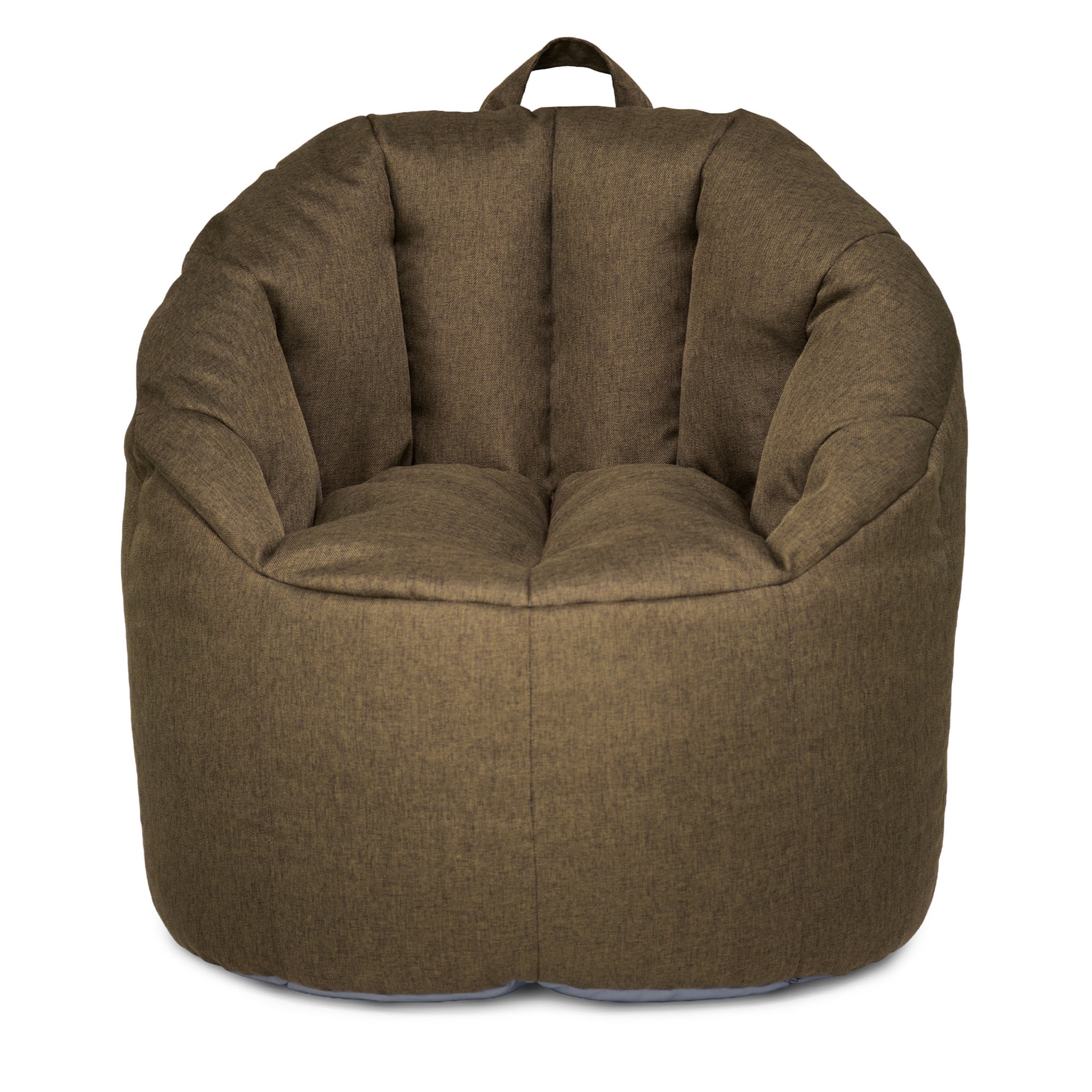 Big Joe Milano Lightweight Kids Bean Bag Chair, Dark Olive
