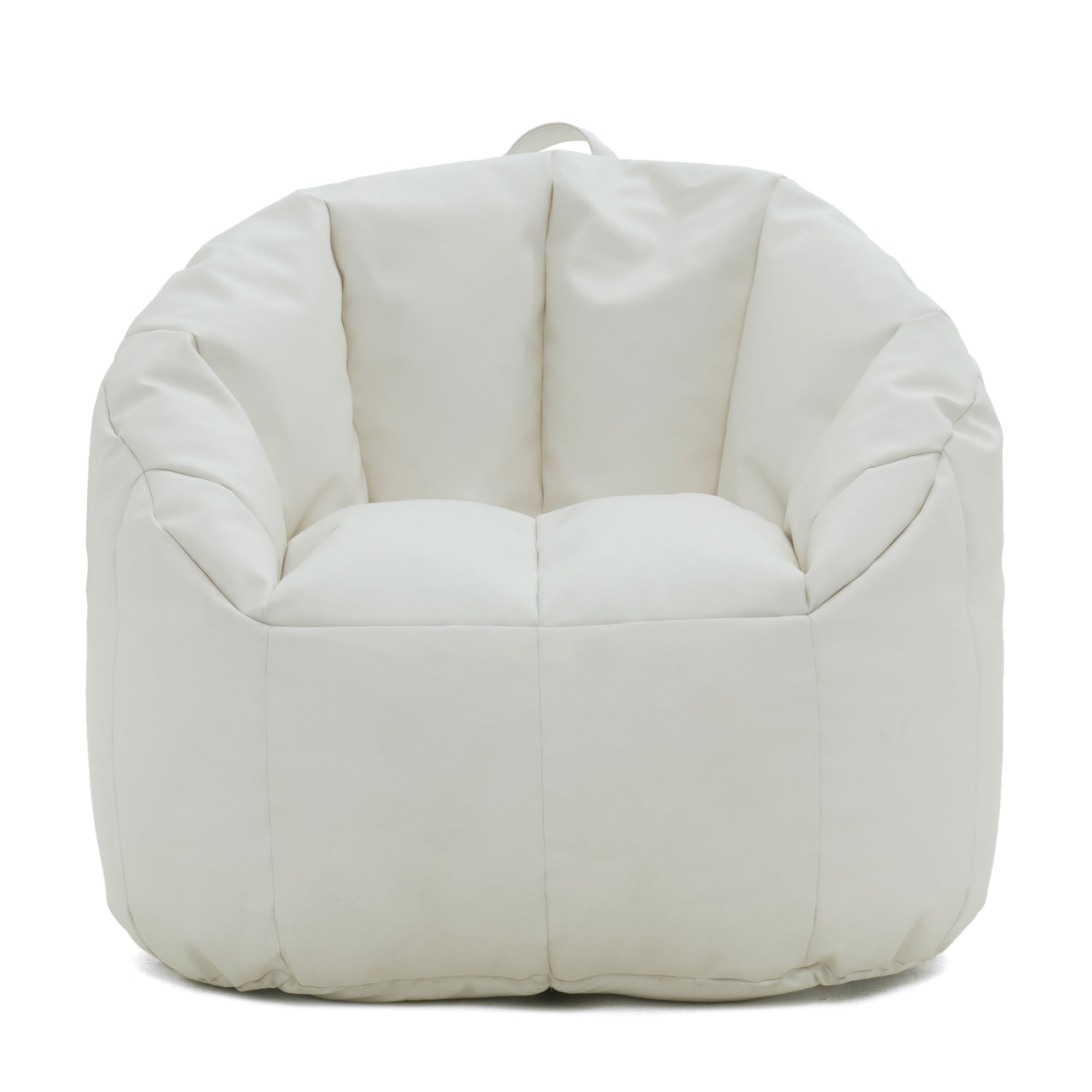 Big Joe Milano Adult Bean Bag Chair Perfect for Dorm Navy Smartmax Durable Polyester Nylon Blend 2.5 feet Walmart