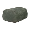 thumbnail image 1 of Big Joe Modora Bean Bag Lounger, Living Room and Gaming Seat, Heather Green Soft Boucle, Ottoman Only, 1 of 8