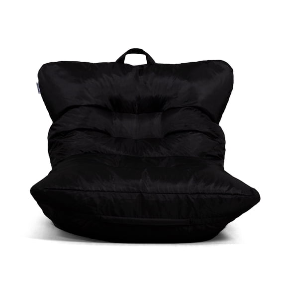 Big Joe Roma Adult Bean Bag Chair, Black Smartmax, Durable Polyester Nylon Blend, 3 feet