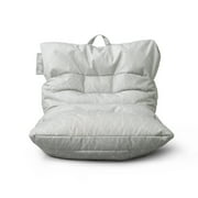 Big Joe Roma Bean Bag Chair, Moonstone Tessellation Lenox, Durable Woven Polyester, 3 feet