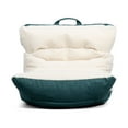 thumbnail image 1 of Big Joe Roma Kid's Bean Bag Chair, Oat Sherpa and Sage, Vegan Suede, 2 feet, 1 of 6