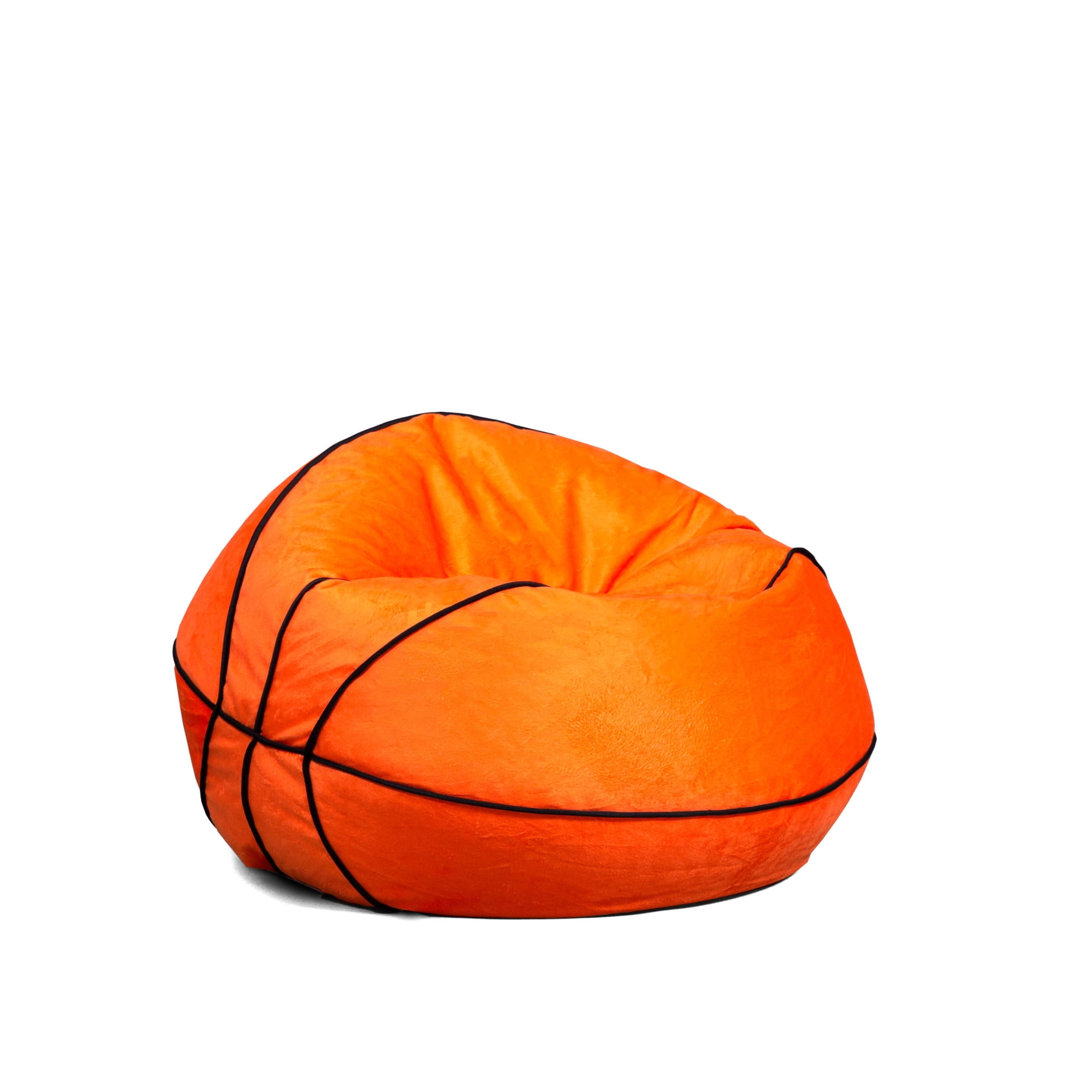 Big Joe Sports Ball Bean Bag Chair, Basketball Plush, Soft Polyester, 2