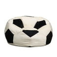 thumbnail image 1 of Big Joe Sports Ball Child-Sized Bean Bag Chair 2 Pack, Soccer Ball Plush, Soft Polyester, 2.5 feet, 1 of 7