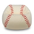 thumbnail image 1 of Big Joe Sports Ball Child-Sized Bean Bag Chair, Baseball Plush, Soft Polyester, 2.5 feet, 1 of 6