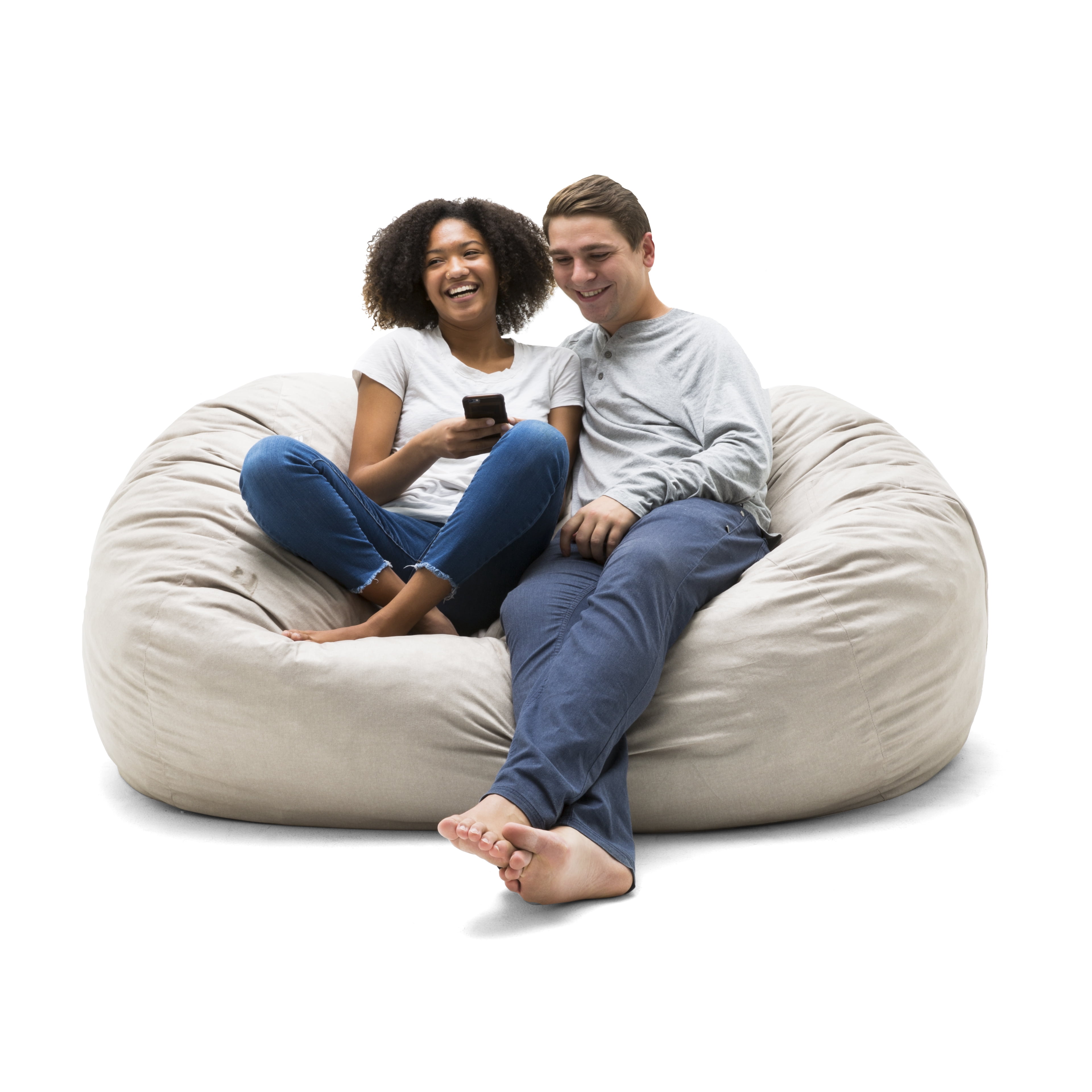 Big Joe XL 6 Fuf Bean Bag Chair Multiple Colors Fabrics
