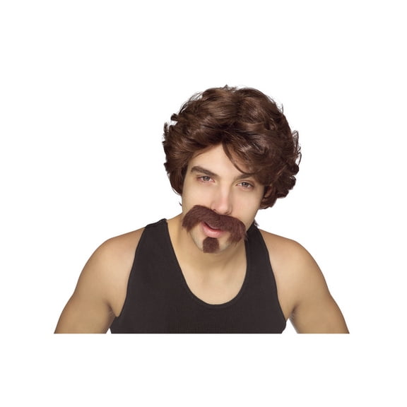 Big John Wig with Moustache & Goatee