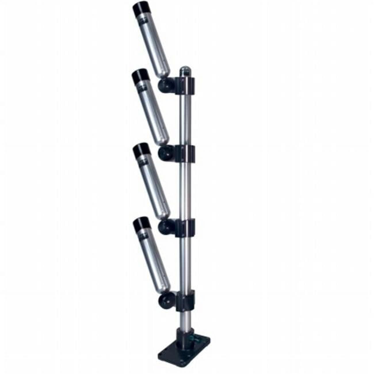 Big Jon Multi-Set Quad Rod Holder Tree - Silver [TR4]
