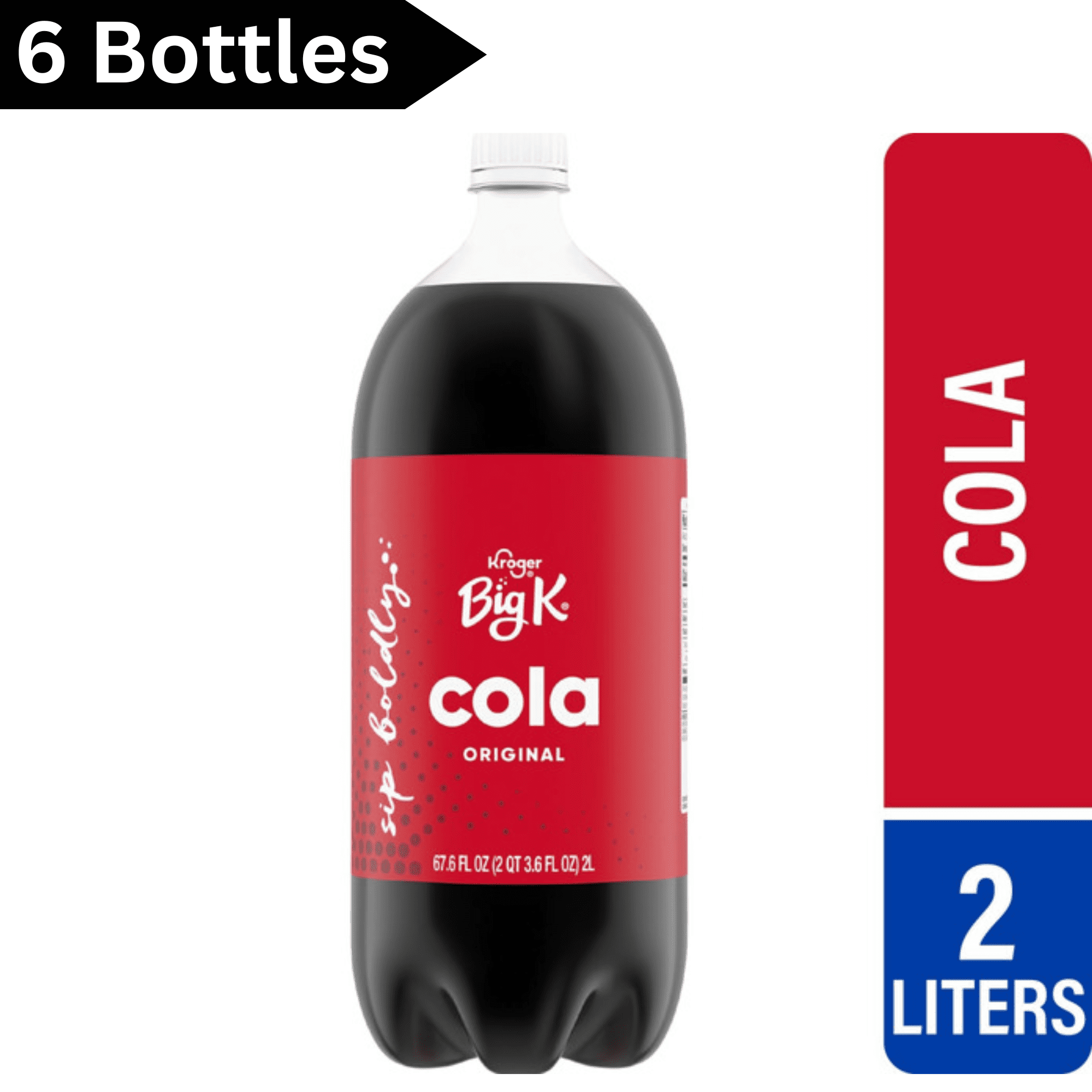 Big K Cola – 67.6 fl oz Bottles, 6 Count - Walmart.com