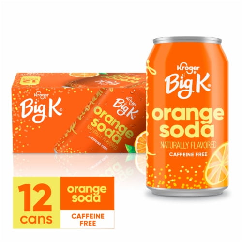 Big K Orange Caffeine Free Soda Can - 12 fl oz - 12 pk - Walmart.com