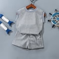 thumbnail image 1 of Big Kid Boys Casual Outfit Set Summer Loose Fit Casual Wear Size 8-16 Years, 1 of 2