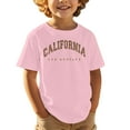 thumbnail image 1 of Big Kid Boys And Girls Printed Top Children Casual Sports Comfortable Loose Cute Short Sleeved T Shirt Boys T Shirt Skeleton Tee Size 3 Clothes Fall Girls Locker Tee 10-11 Years Pink, 1 of 4