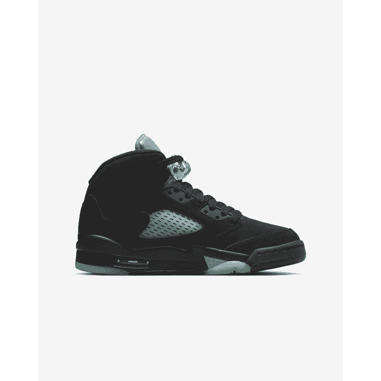 ☆【NIKE】☆AIR JORDAN 5 GS BLACK/AQUATONE/TAXI☆22.5-25☆ Big Kid Jordan 5 Retro Sneaker Black/Aquatone/Taxi 440888