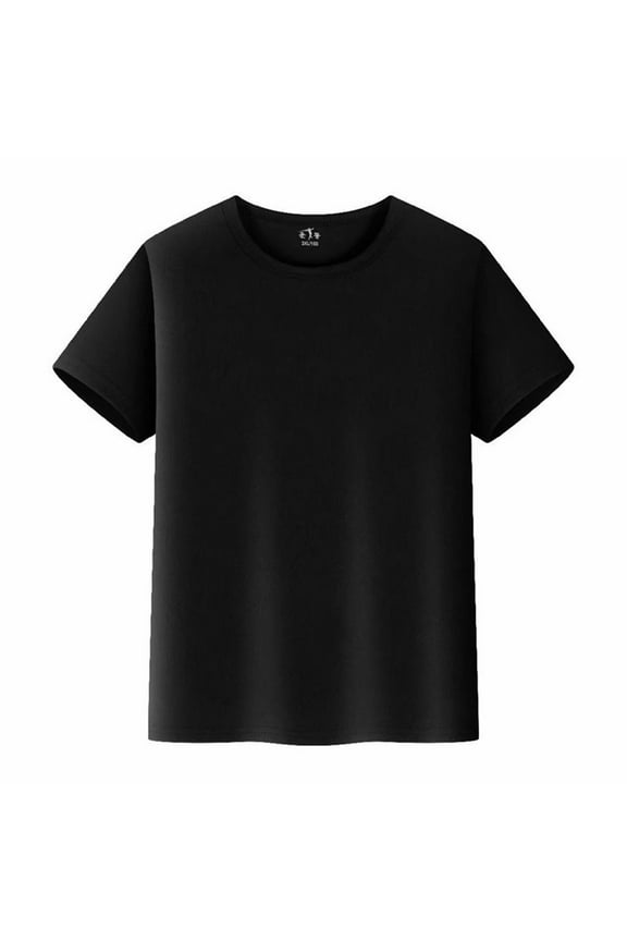 Big Kid Kids T Shirts Short Sleeve Plain Top Tees Boy & Girl Unisex Toddler Children Crew Neck T Shirt Boys Size 14 16 Clothes Solid Color Shirt Set Cat And Boys Tops Teen Clothes 12-14 Years Black