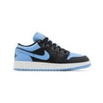 thumbnail image 1 of Big Kid's Jordan 1 Low Black/Black-University Blue (553560 041) - 4, 1 of 5