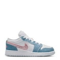 thumbnail image 1 of Big Kid's Jordan 1 Low Cobalt Bliss/Pink Glow-White (HQ2001 400) - 5.5, 1 of 1