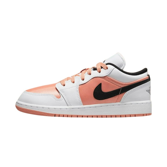 Big Kid's Jordan 1 Low Lt Madder Root/Black-White (DM8960 801) - 4