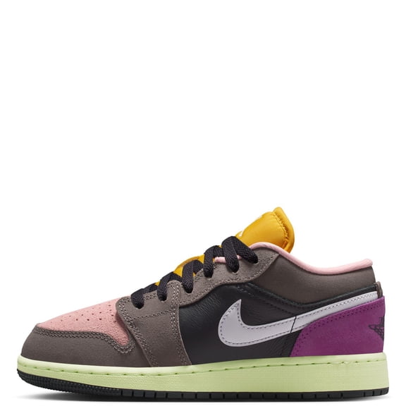 Big Kid's Jordan 1 Low SE Oil Grey/White-Cave Stone (HQ2021 005) - 6
