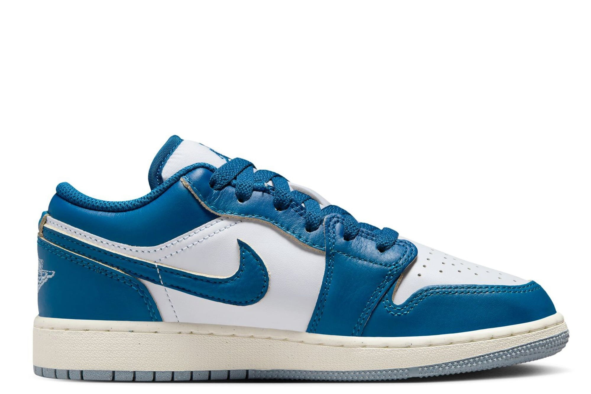 jordan 1 low top blue and white