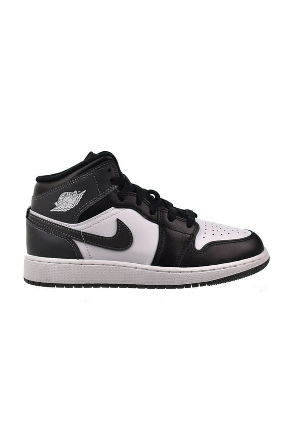 Big Kid's Jordan 1 MID Black/Iron Grey-White (DQ8423 001) - 5.5