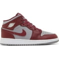 thumbnail image 1 of Big Kid's Jordan 1 Mid Cherrywood Red/White (DQ8423 615) - 5.5, 1 of 5