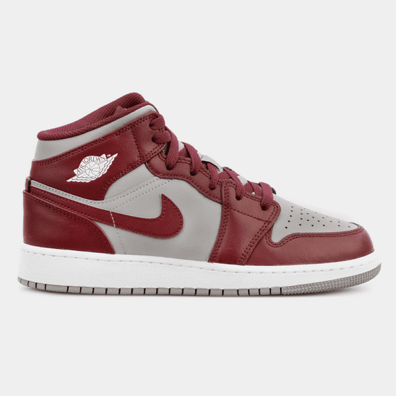 Big Kid's Jordan 1 Mid Cherrywood Red/White DQ8423-615 Size 4 US