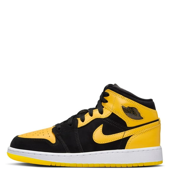 Jordan 1 Mid SE New Love (2025) (GS) (Black/White/Varsity Maize) - Size 4.5