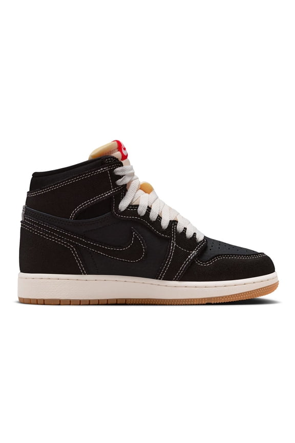 Big Kid's Jordan 1 RTR HI OG FC Black/University Red-Sail (II9927 001) - 5