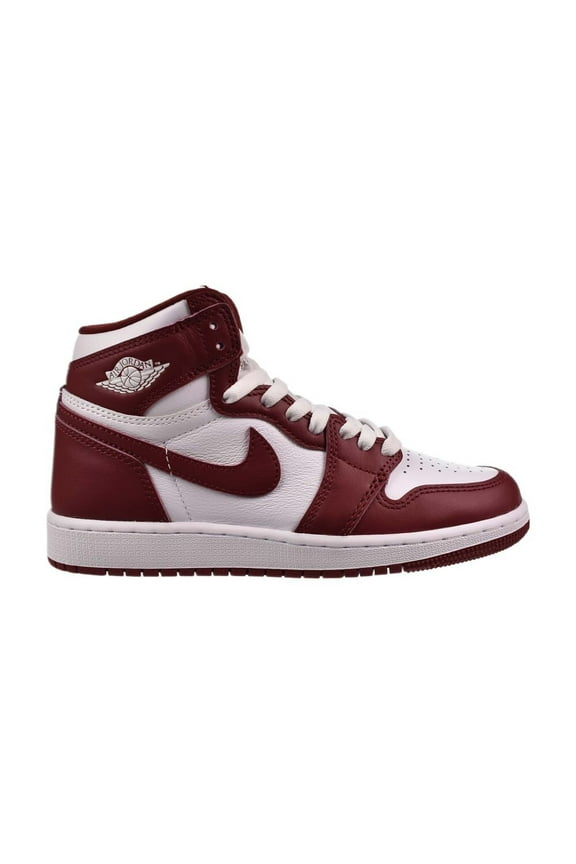 Big Kid's Jordan 1 Retro High OG "Artisanal Red" Wt/Team Rd (FD1437 160) - 6