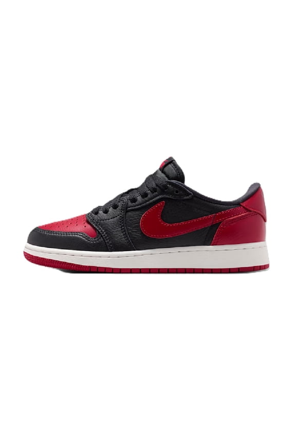 Big Kid's Jordan 1 Retro Low OG "Banned" Blk/Blk-Varsity Red (IW6277 001) - 6