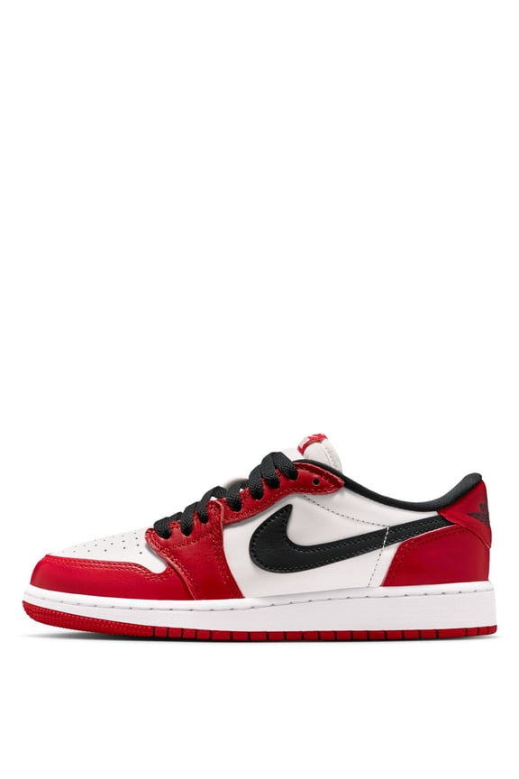 Big Kid's Jordan 1 Retro Low OG Varsity Red/Black-Summit White (HQ6999 600) - 6