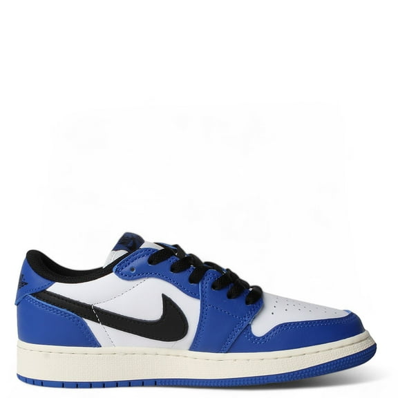 Big Kid's Jordan 1 Retro Low OG White/Black-Game Royal-Sail (CZ0858 140) - 6.5