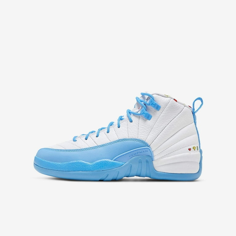 Blue and white jordan 12 new arrivals