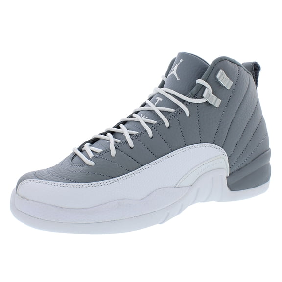 Nike Air Jordan 12 Retro GS Boys Shoes Size 6.5, Color: Stealth/White/Cool Grey