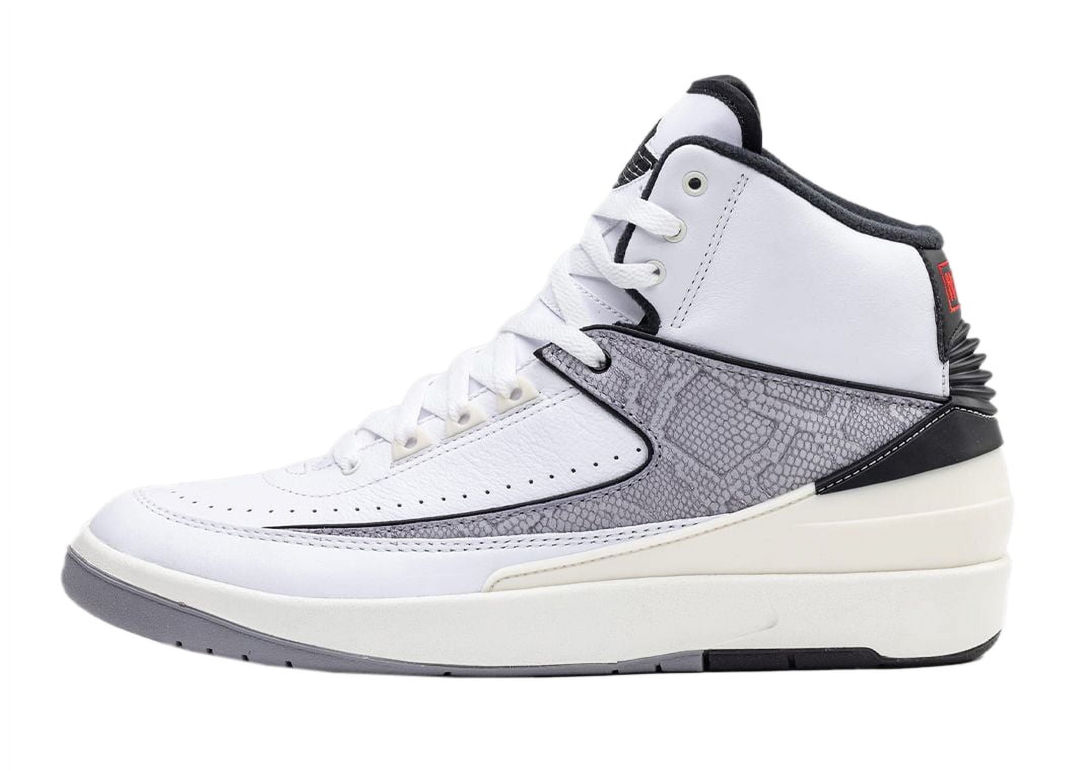 Nike Air Jordan 2 Retro GS Sneaker, 6, White