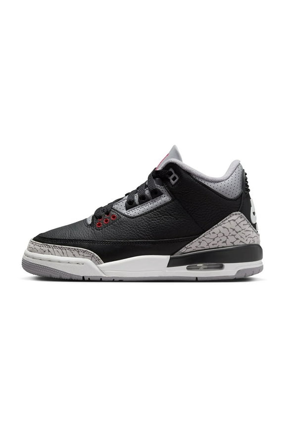Big Kid's Jordan 3 Retro "Black Cement" Bk/Fire Rd-Cmnt Gry (DM0967 010) - 5