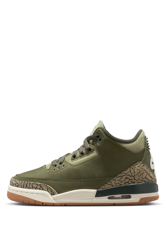Nike Air Jordan 3 Retro Medium Olive / Sequoia  DM0967-202 Grade-School Size 6.5