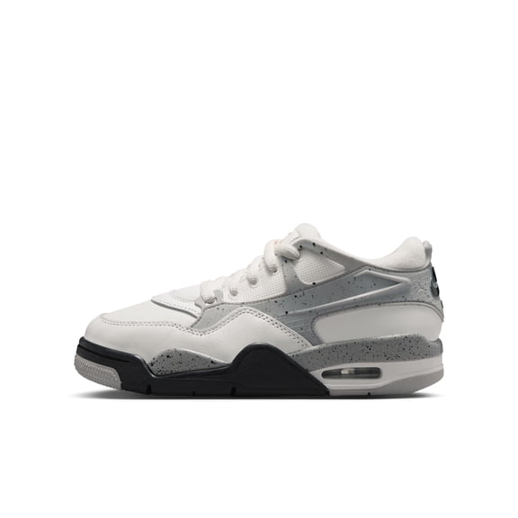 Big Kid's Jordan 4 RM 'White Cement' (IO7436-121) - 7Y