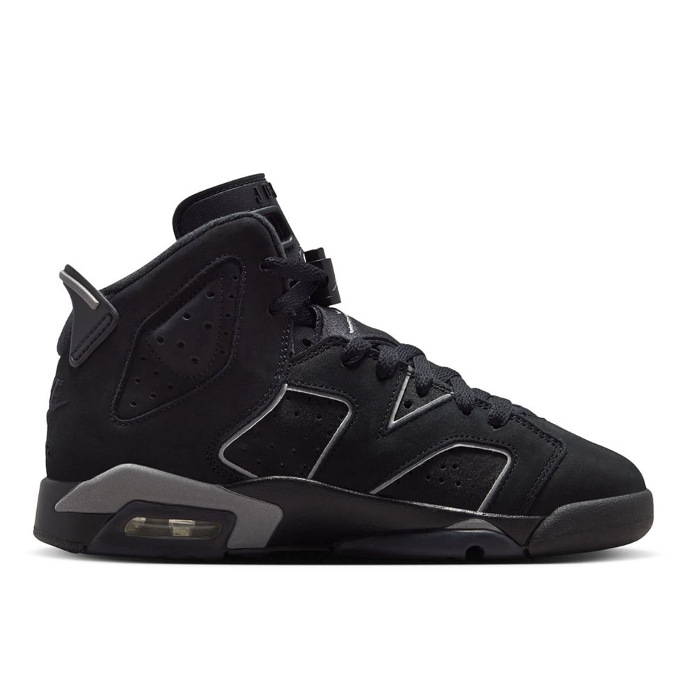 Big Kid's Jordan 6 Retro BG "Cap and Gown" Blk/Silver-Blk (IR2286 010 ...