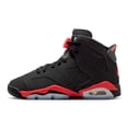 thumbnail image 1 of Nike Air Jordan 6 Retro Black / Light Crimson  IQ1275-001 Grade-School Size 5.5, 1 of 4
