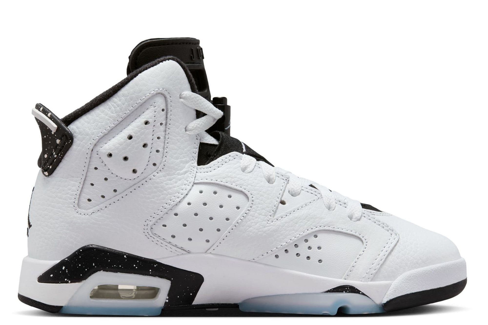 Big Kid's Jordan 6 Retro White/Black (384665 112) - 5 - Walmart.com