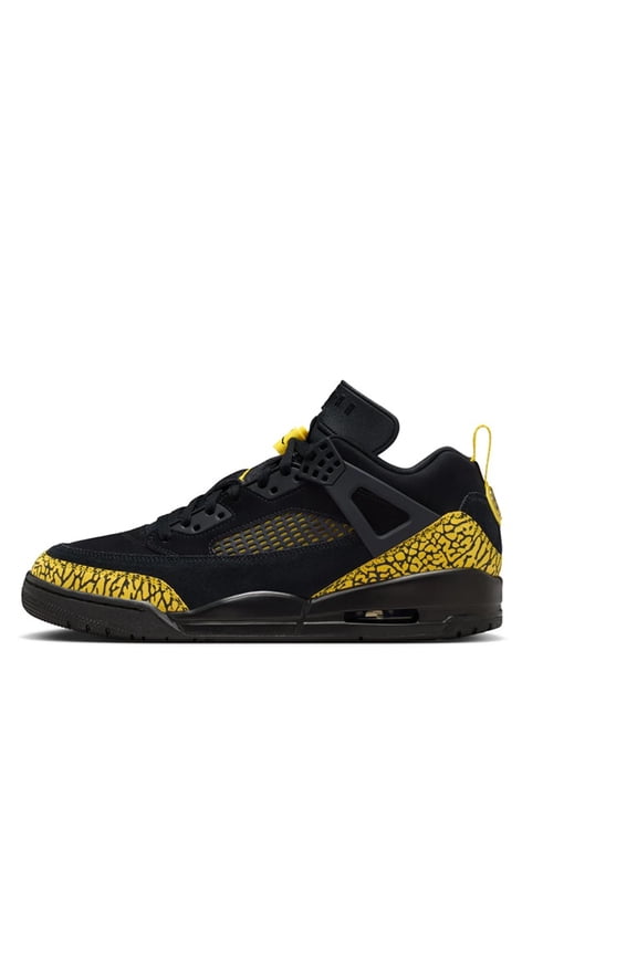 Big Kid's Jordan Spizike Low BG Black/Black-Speed Yellow (IQ9374 010) - 5
