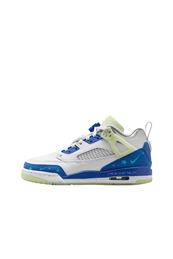 Big Kid's Jordan Spizike Low SS White/Hyper Royal-Volt Tint (HJ5979 100) - 6.5