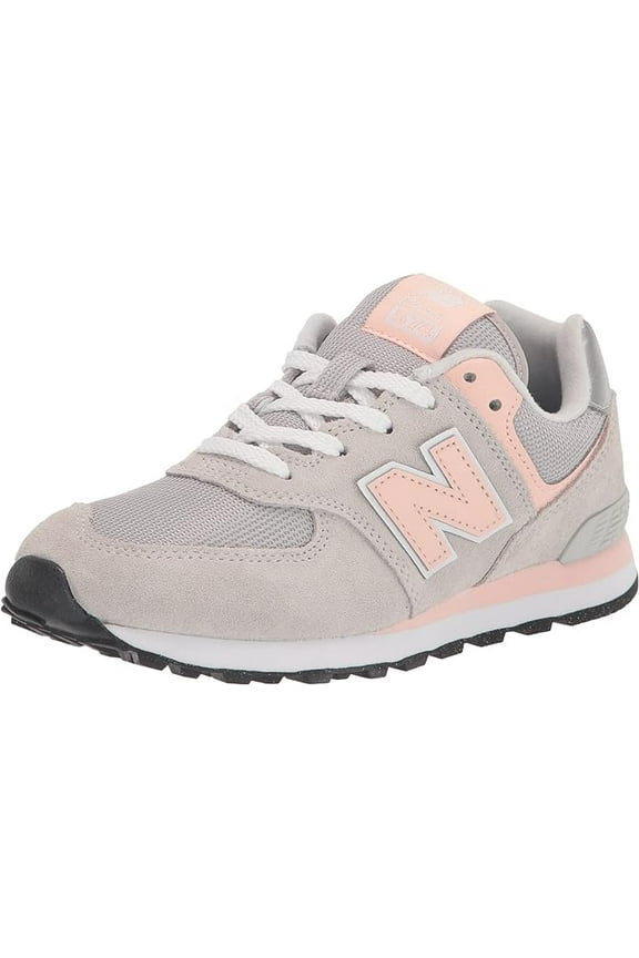 Big Kid's New Balance 574 Core Grey Pink (GC574EVK) - 6.5
