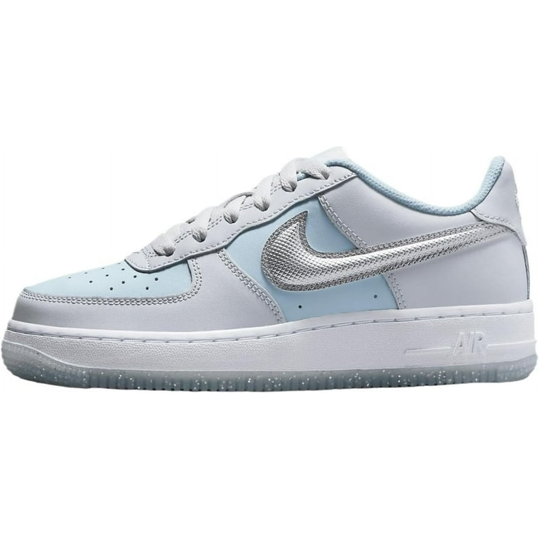 Big Kid's Nike Air Force 1 BG Pure Platinum/Metallic Silver