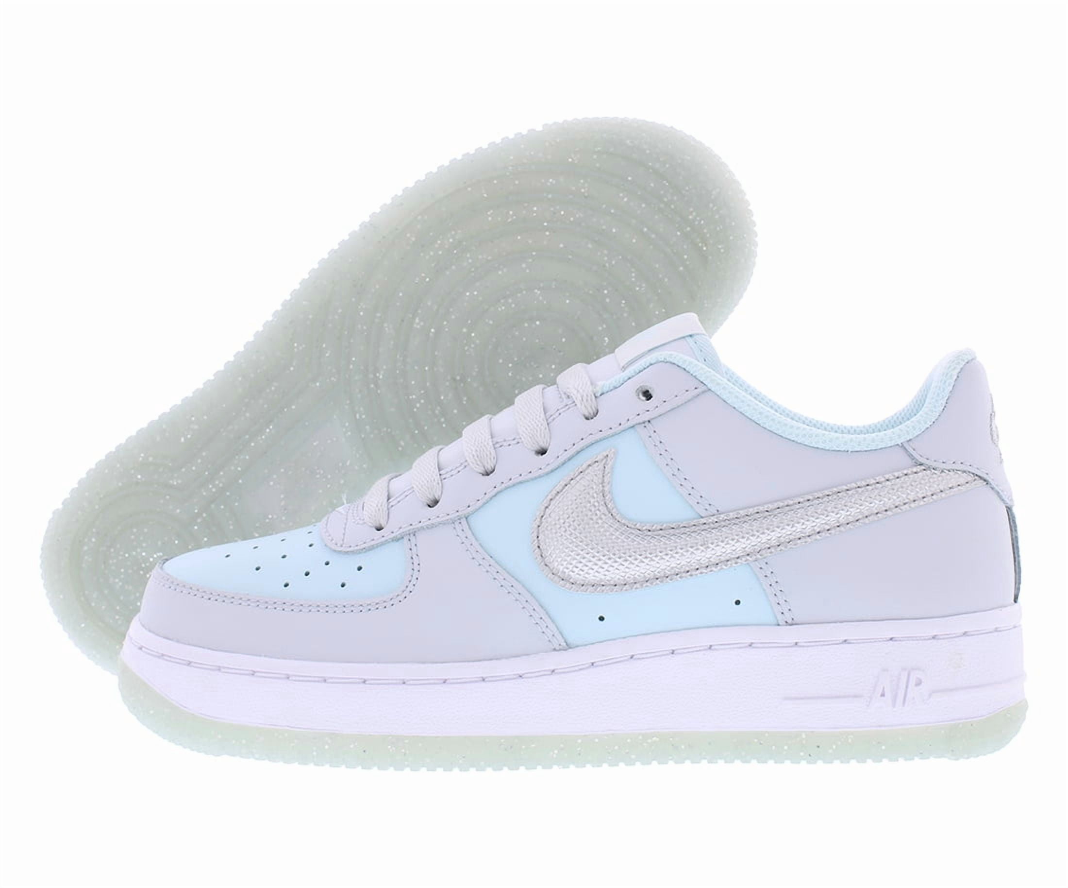 Big Kid's Nike Air Force 1 BG Pure Platinum/Metallic Silver (HQ3249 043) - 7
