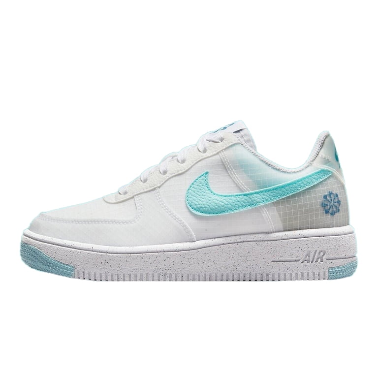 Nike Air Force 1 Crater Sneakers for Big Kids, White/Copa  display picture 1
