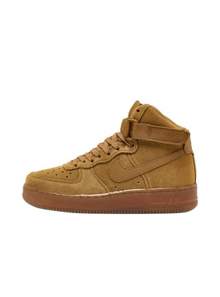 Kids Boys Youth Tan Nike Air Force 1 High Lv8 Trainers